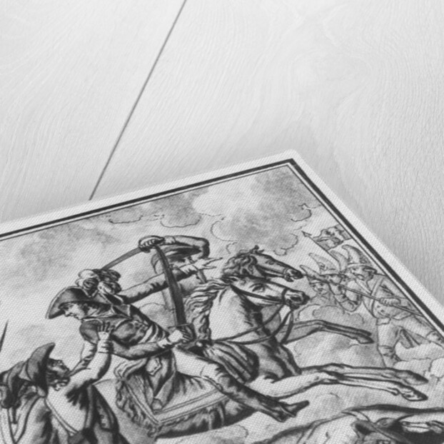 Death of General Joubert at the Battle of Novi, 1799 by L.F. Labrousse