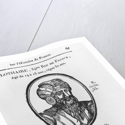 Lothair, Carolingian King of France by French School