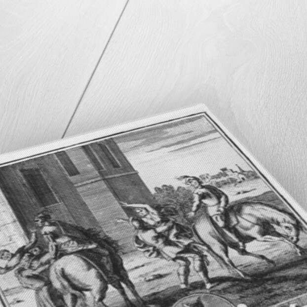 Louis V the Fainéant by French School