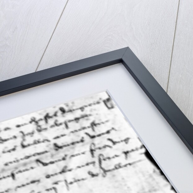 Signature of Louis XI on a letter to the Governor of Anjou, dated 3 July 1472 by French School