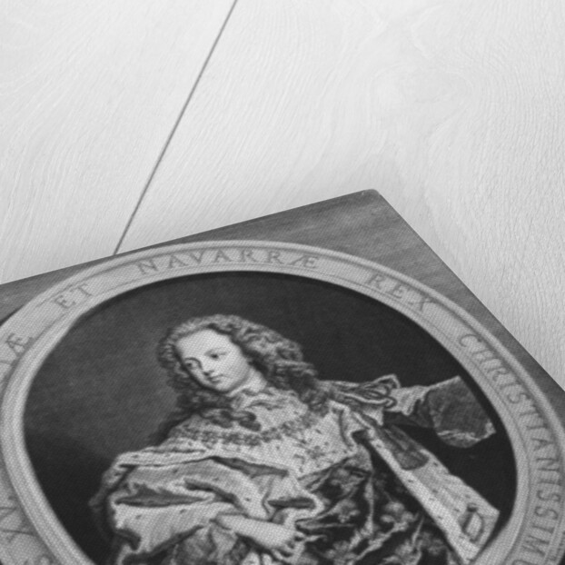 Louis XV as a child by Pierre Drevet