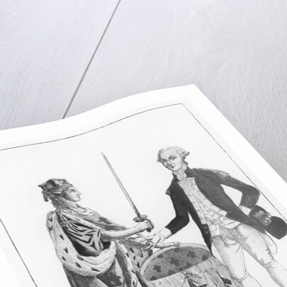 Marquis de La Fayette by French School