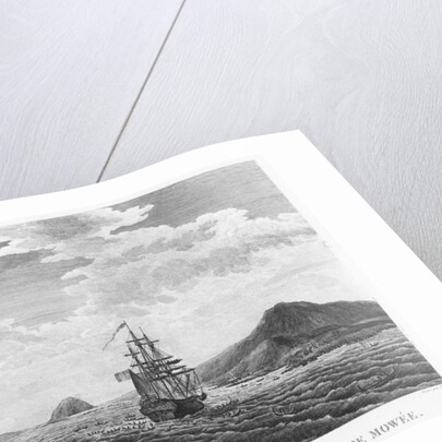 The frigates of La Perouse at the island of Maui by French School