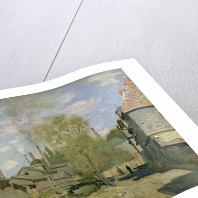 The Stream of Robec at Rouen, 1872 by Claude Monet