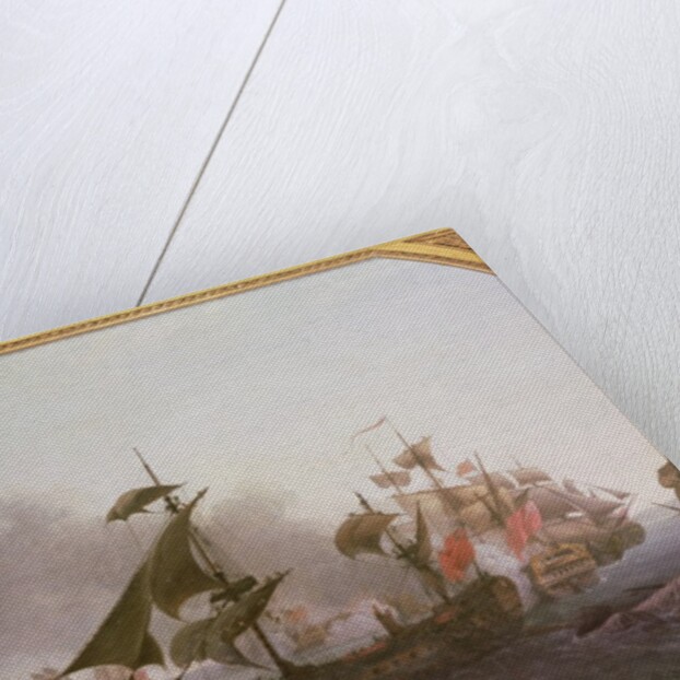 Naval Combat off the Isle of Grenada, 6th July 1779, 1788 by Jean-Francois Hue