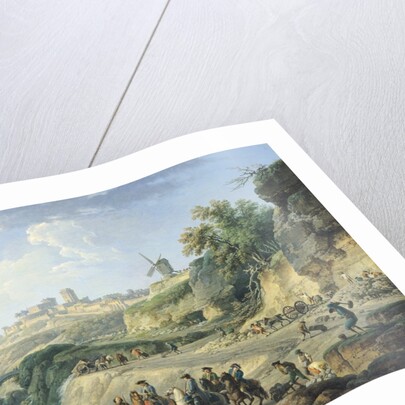 The Construction of a Road, 1774 by Claude Joseph Vernet