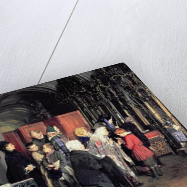 Before the Confession, 1877 by Aleksei Ivanovich Korzukhin