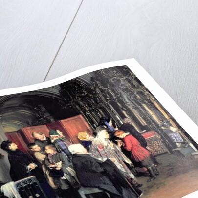 Before the Confession, 1877 by Aleksei Ivanovich Korzukhin