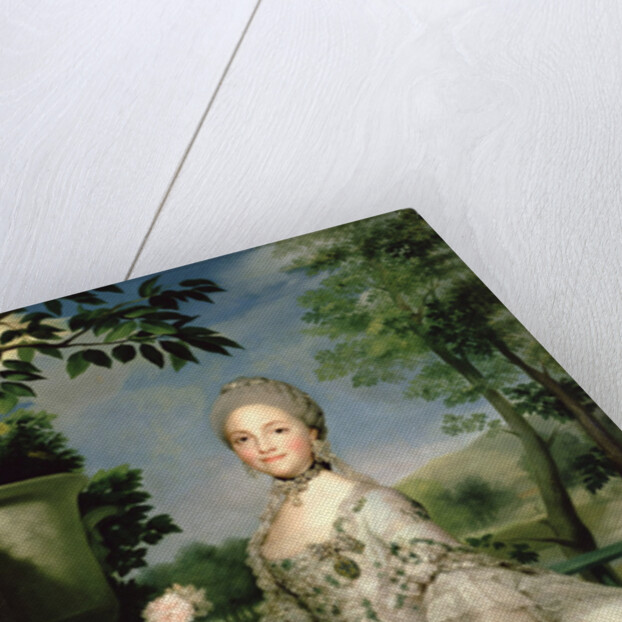 Portrait of Marie-Louise of Bourbon by Anton Raphael Mengs