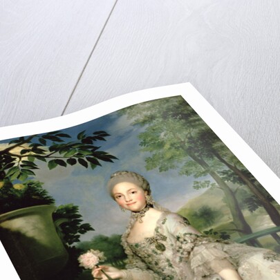 Portrait of Marie-Louise of Bourbon by Anton Raphael Mengs