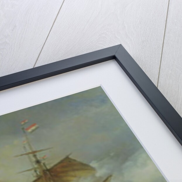 The Battle of Texel, 29 June 1694 by Louis Eugene Gabriel Isabey