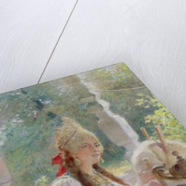 At the Spinning-Wheel by Konstantin Egorovich Makovsky