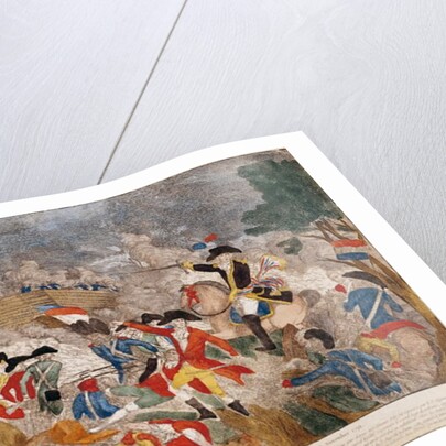 The Battle of Jemmapes, 6th November 1792, printed by Basset by French School