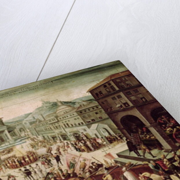 The Sack of Lyons by the Baron des Adrets April 1562 by French School