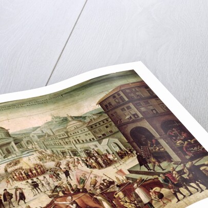 The Sack of Lyons by the Baron des Adrets April 1562 by French School