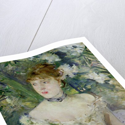 Young girl in a ball gown, 1879 by Berthe Morisot