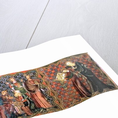 Altar front depicting the Life of the Virgin, c.1300 by French School