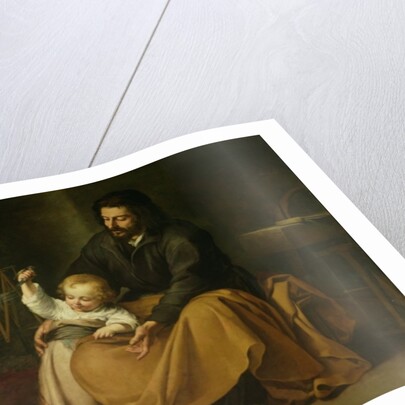 The Holy Family with the Little Bird, c.1650 by Bartolome Esteban Murillo