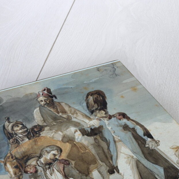 Episode from Napoleon's Retreat from Russia in 1812 by Theodore Gericault