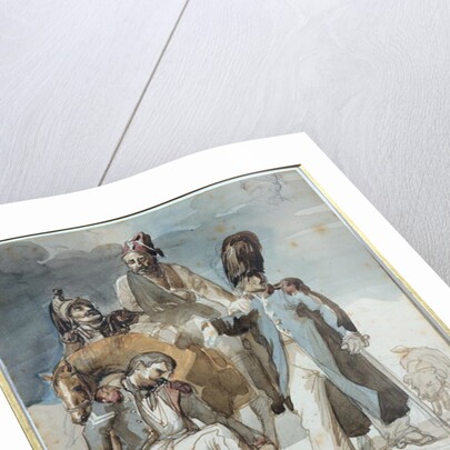 Episode from Napoleon's Retreat from Russia in 1812 by Theodore Gericault