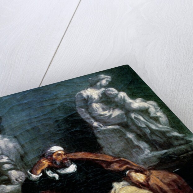 Michelangelo in his Studio by Ferdinand Victor Eugene Delacroix