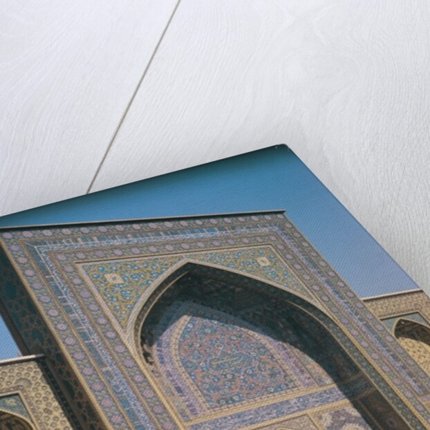 The Entrance Portal to the shrine, built in 1418 by Islamic School