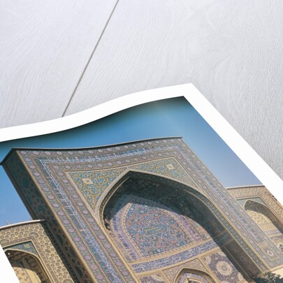 The Entrance Portal to the shrine, built in 1418 by Islamic School