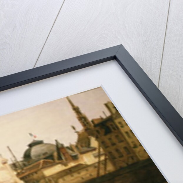 The Palais de Justice, the Conciergerie and the Tour de l'Horloge, after 1858 by Adrien Dauzats