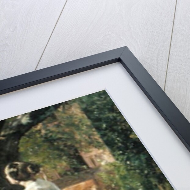 Garden in Ringsted with a Ancient Baptismal Font, 1850 by Jorgan Roed