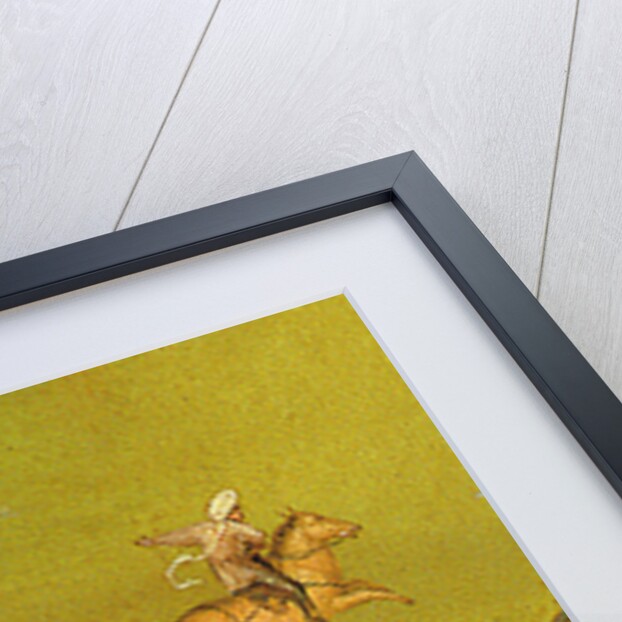 The Adoration of the Magi, detail of the background by Hieronymus Bosch