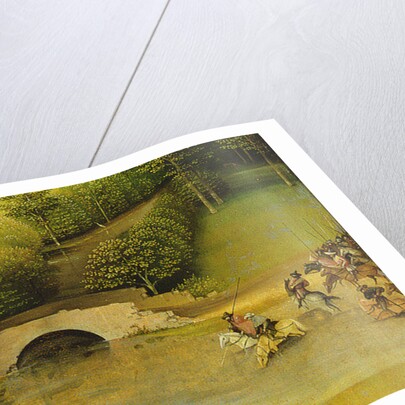 The Adoration of the Magi, detail of the background, 1510 by Hieronymus Bosch