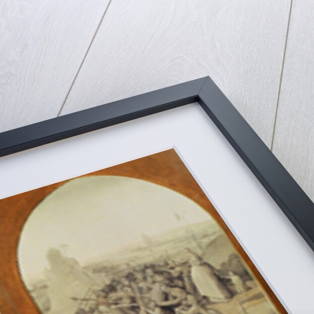 Christ on the Road to Calvary, outside panels of the Temptation of St. Anthony triptych by Hieronymus Bosch