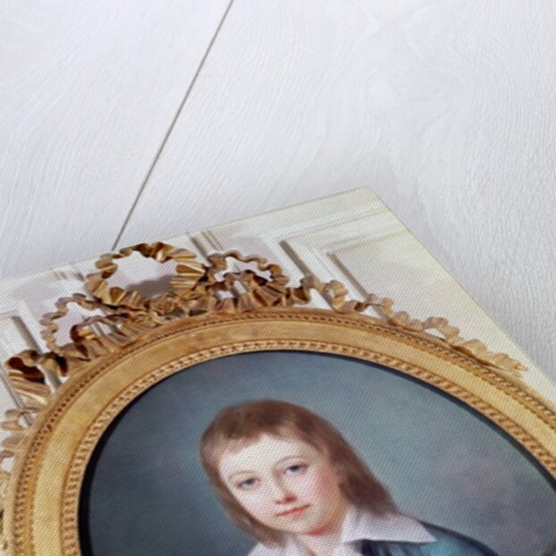Medallion Portrait of Louis-Charles King Louis XVII of France by Alexandre Kucharski