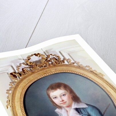 Medallion Portrait of Louis-Charles King Louis XVII of France by Alexandre Kucharski