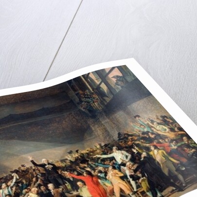 The Tennis Court Oath, 20th June 1789, 1791 by Jacques Louis David