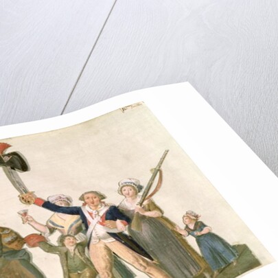 Cry of Liberty and the Departure for the Frontier, 1792 by Lesueur Brothers