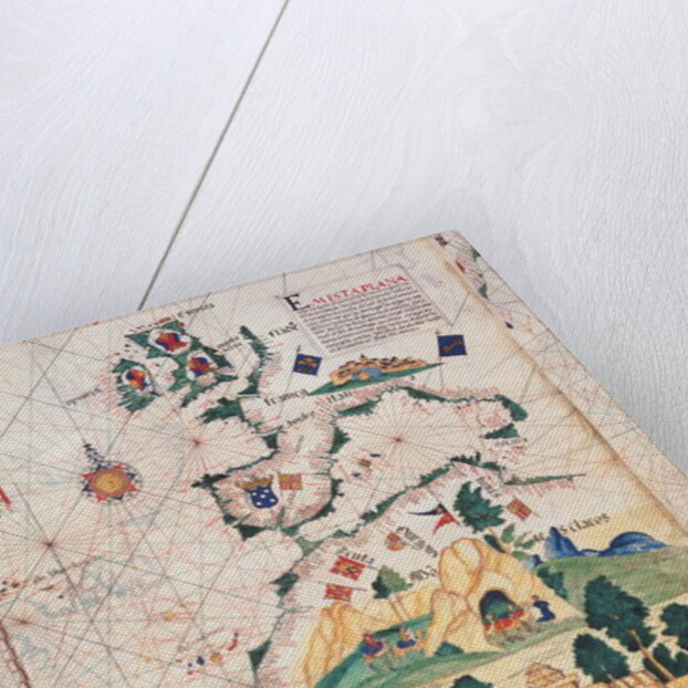 <Map of Great Britain, Europe and North West Africa by Luis Lazaro