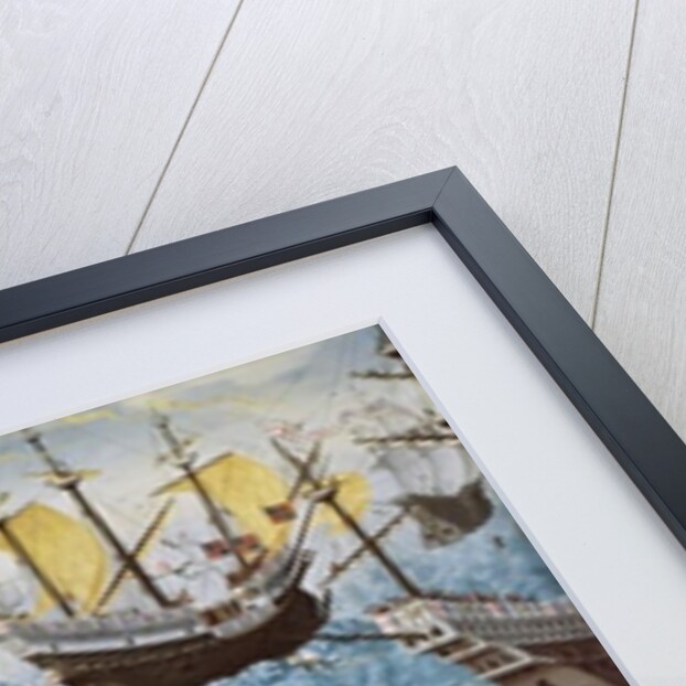 Embarkation of Henry VIII, in 1520, to the Field of the Cloth of Gold by Friedrich Bouterwek