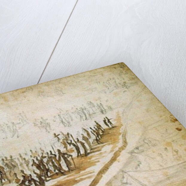 Louis XIII and Cardinal Richelieu at the Siege of l'Ile de Re, c.1628 by Jacques Callot