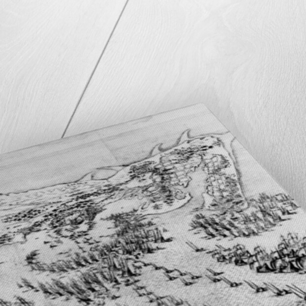 The Siege of the Citadel of Saint-Martin-de-Re in 1627, 1628-31 by Jacques Callot