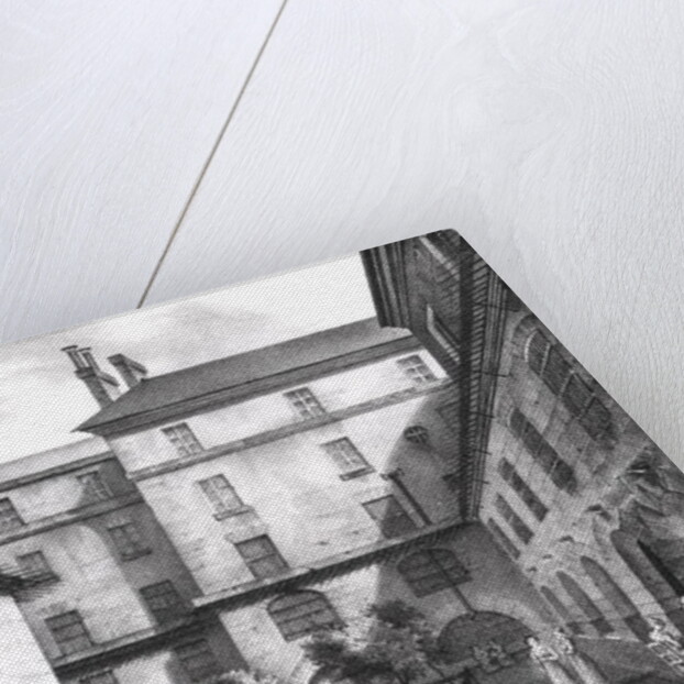 View of the Women's Yard at the Conciergerie Prison, engraved by Alphonse Urruty c.1831 by Collard (after)