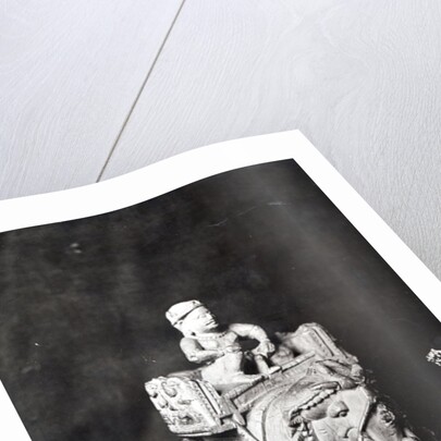 Elephant chess piece, long considered to be a piece from 'The Chessboard of Charlemagne' by Middle Eastern