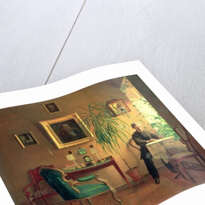 Interior, 1871 by Aleksei Alekseevich Bobrov