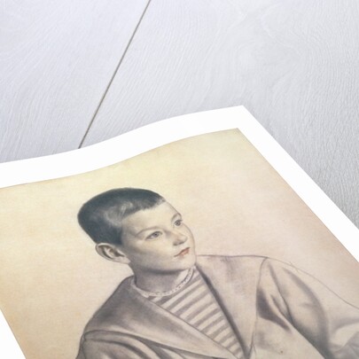 Portrait of Dmitri Dmitrievich Shostakovich as a Child, 1919 by Boris Mikhailovich Kustodiev