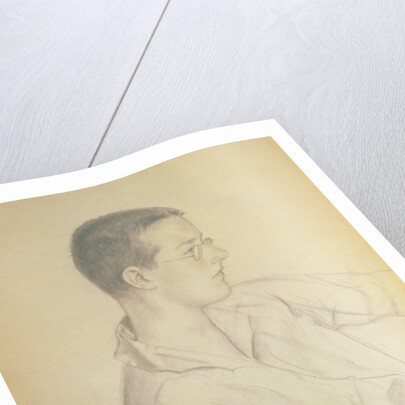 Portrait of Dmitri Dmitrievich Shostakovich, 1923 by Boris Mikhailovich Kustodiev