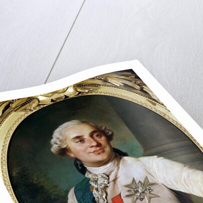 Portrait Medallion of Louis XVI, 1775 by Joseph Siffred Duplessis