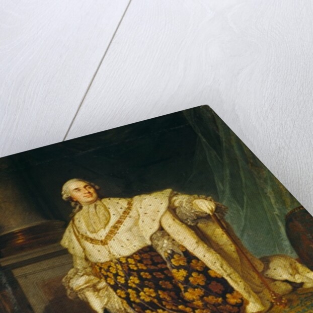 Louis XVI, King of France in Coronation Robes, 1777 by Joseph Siffred Duplessis