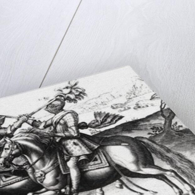 Tournament scene between Henri IV and Antoine de Pluvinel by French School