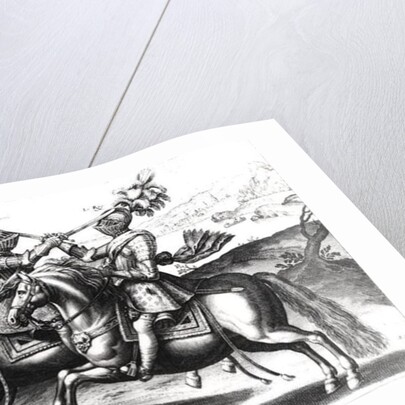 Tournament scene between Henri IV and Antoine de Pluvinel by French School