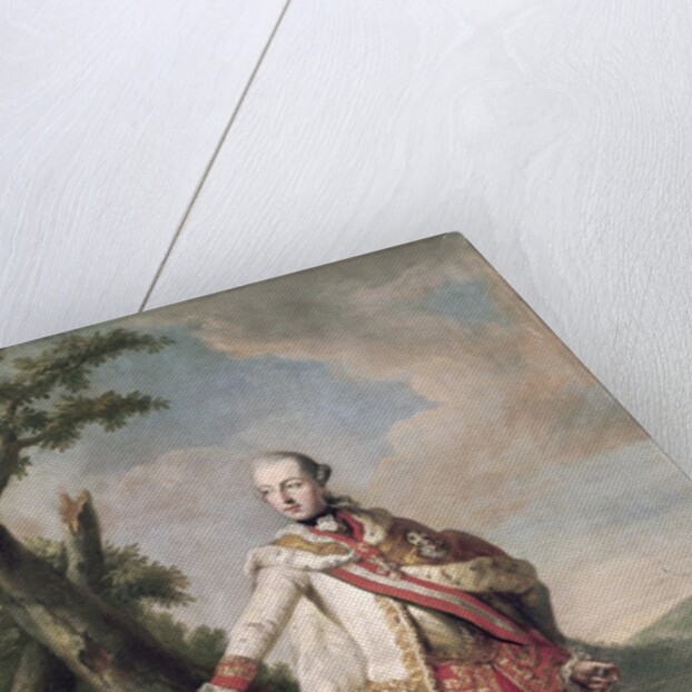 Full length portrait of Joseph II of Habsbourg-Lorraine, Holy Roman Emperor, c.1765 by Anton von Maron